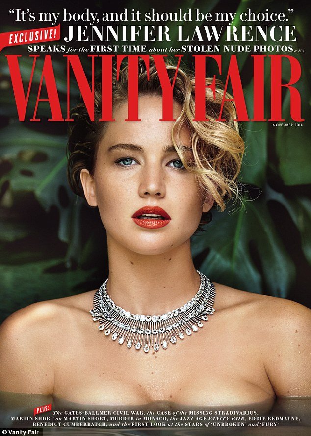Jennifer Lawrence Vannity Fair Cover