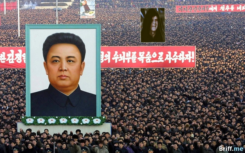 North Korea Dictator Demonstration with Star Wars Evil Emperor - Briff.me