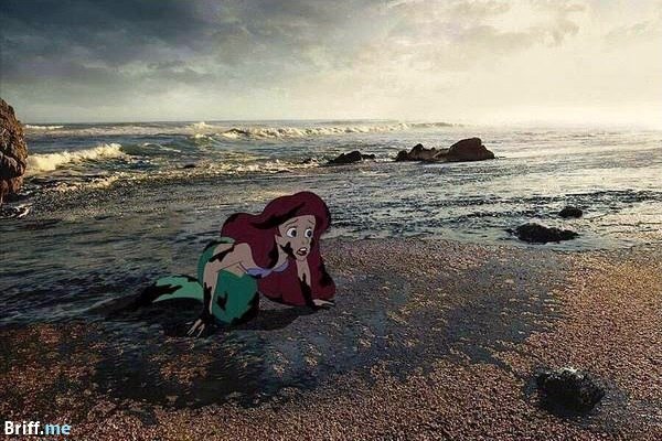 Disney meets Climate Change - Little Mermaid Ariel and the Ocean Pollution