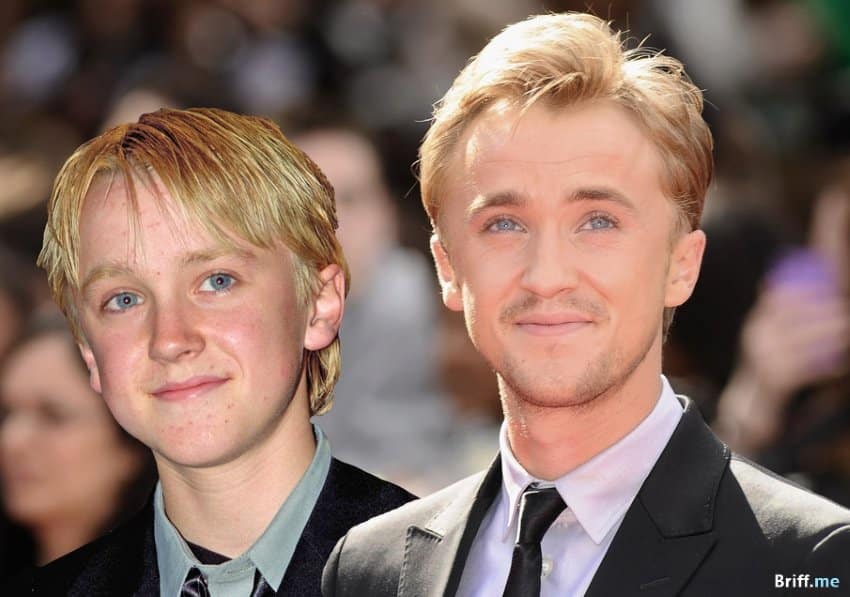 Harry Potter Cast Before and After 4 - Tom Felton