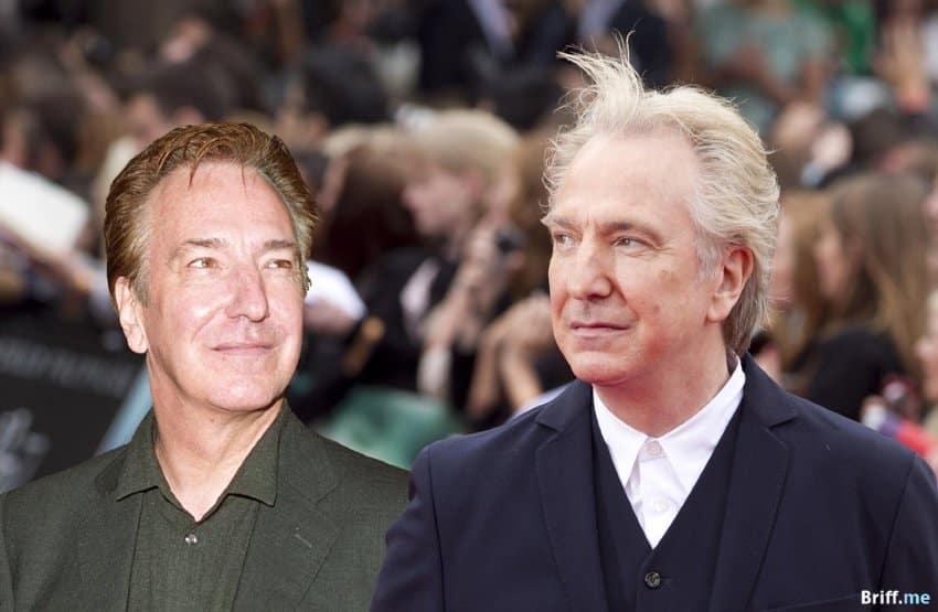 Harry Potter Cast Before and After 8 - Alan Rickman