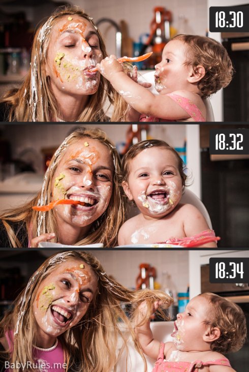 Parenting Photos 12 - Dirty Dinner