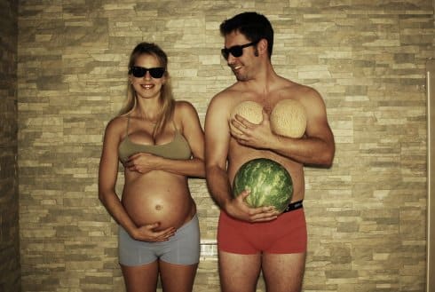 Parenting Photos 4 - Watermelon Belly