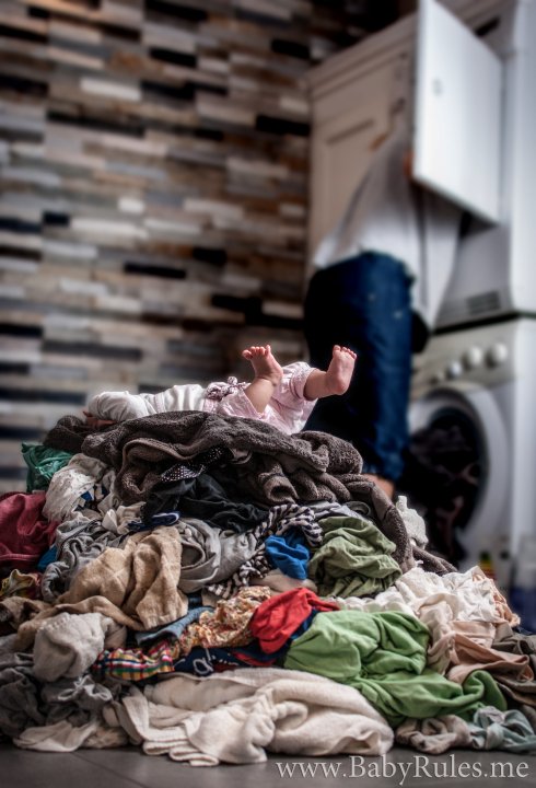 Parenting Photos 9 - Baby Laundry