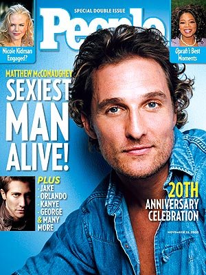 Sexiest Men 2005 Matthew McConaughey