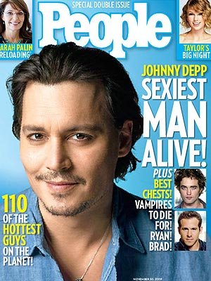 Sexiest Men 2009 Johnny Depp