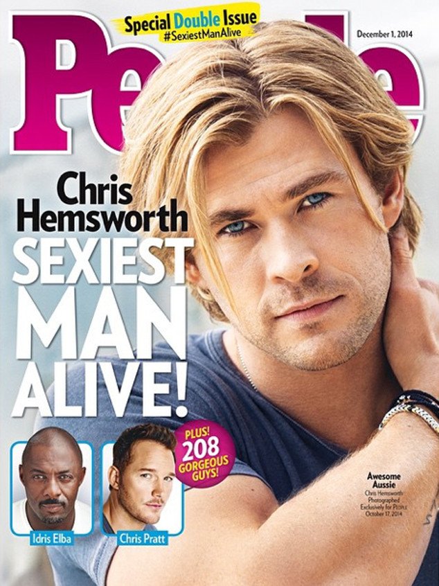 Sexiest Man 2014 Chris Hemsworth
