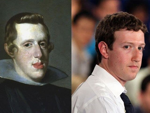 Similar to Each Other 9 - Mark Zuckerberg and Philip IV of Spain