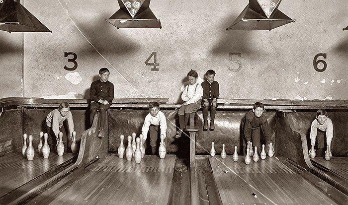 Sports before Technology - Bowling with Kids