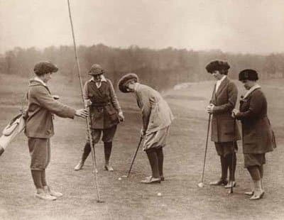 Sports before Technology - Vintage Golf Women