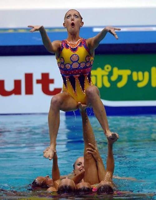 synchronized swimming oops photos 2