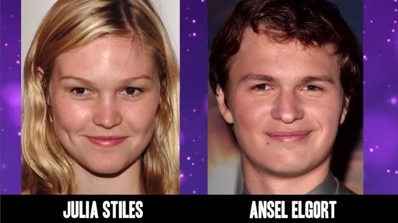 Celebrities Faces Look Alikes 4 Ansel Elgort Julia Stiles