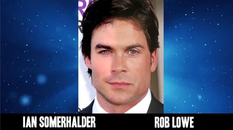 Celebrities Faces Look Alikes 9 Rob Lowe Ian Somerhalder Mix