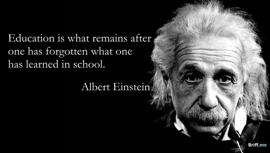 Inspirational Quotes Albert Einstein about Education