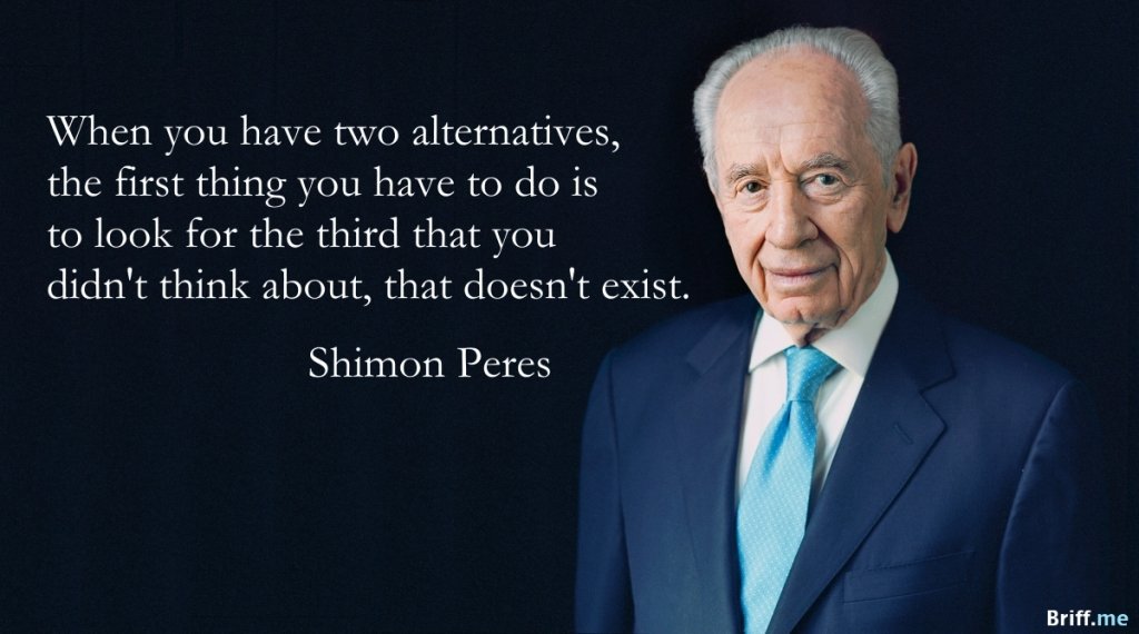 Inspirational Quotes Shimon Peres Alternatives