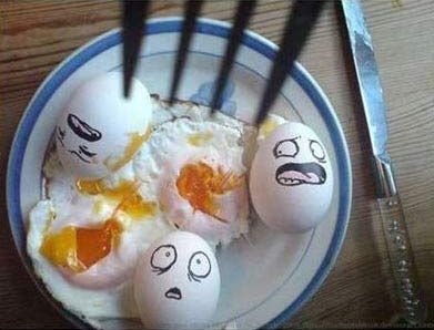Funny Egg drawings 7 dont eat me