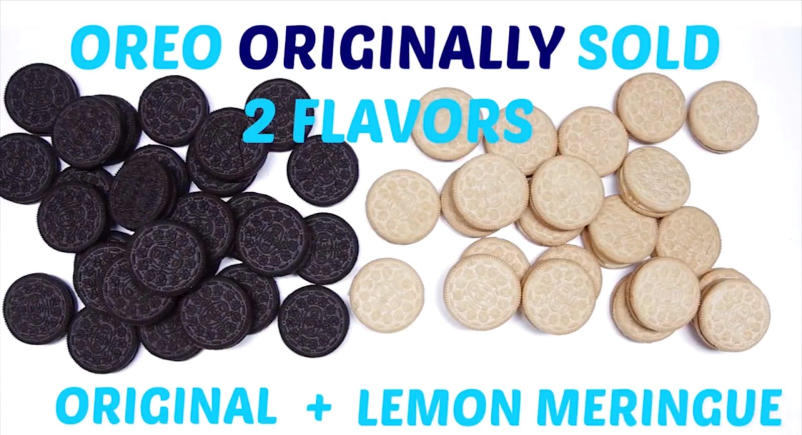 Original Oreos had 2 Flavors