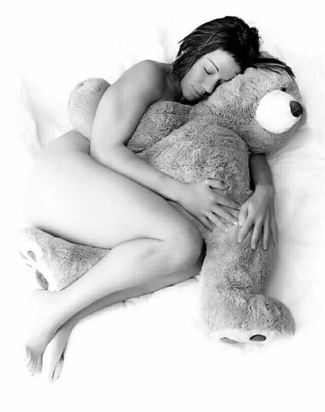 Big Teddy Bear for Valentines Day 13 Sexy Black and White