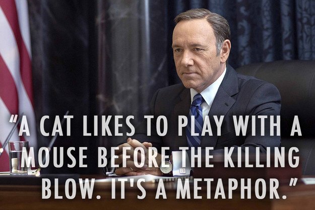 Cat Mouse House of Cards Quotes