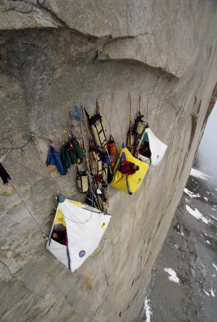 Cliff camping High Places