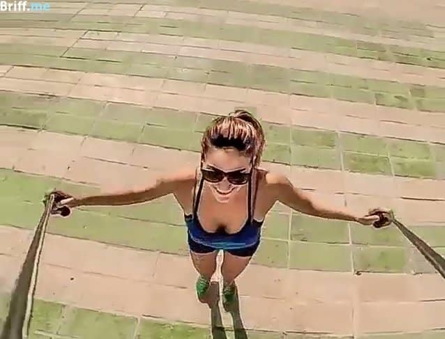 Jump Roap GoPro Video Hot Girl