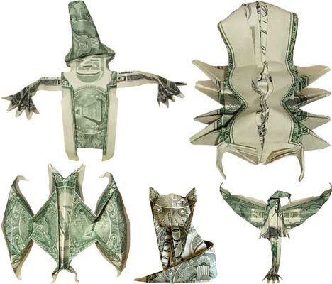 Mark Sky – Magically Transformed Paper Money Paper Art
