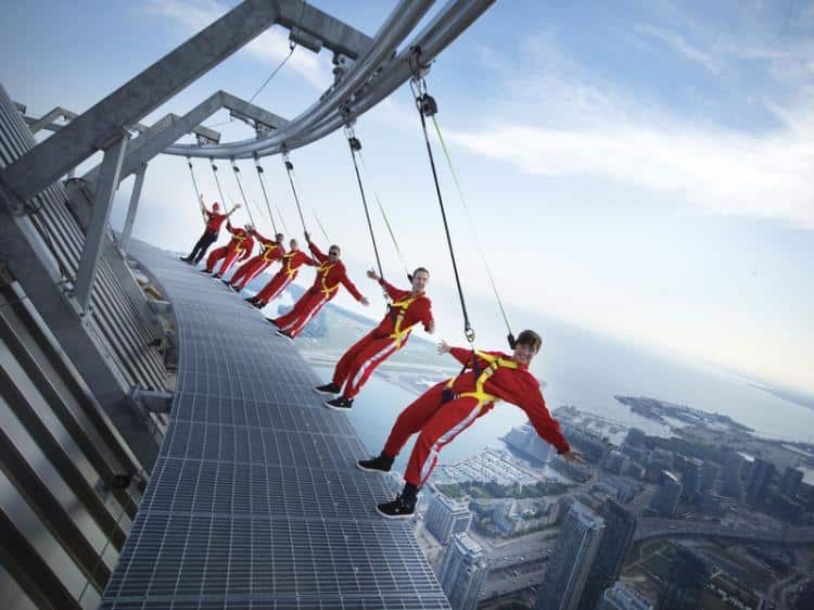 On the Edgewalk in Toronto High Place