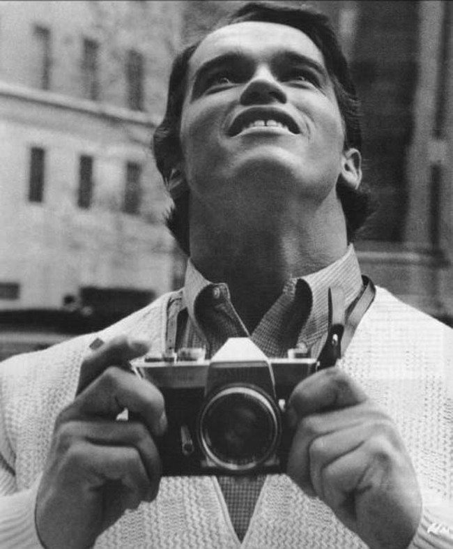 Arnold Schwarzenegger seeing New York City for the first time. [1968] Young Celebrity