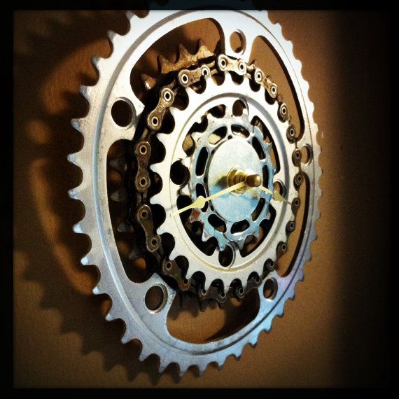 Bicycle Gear Wall Clock Upcycling