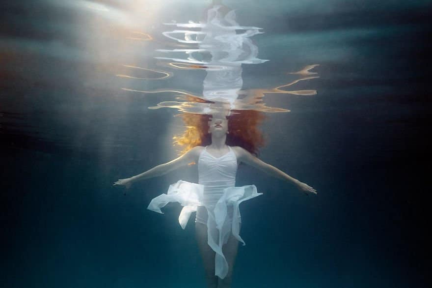 Dancing reflection (age 12) Little Underwater Dancers