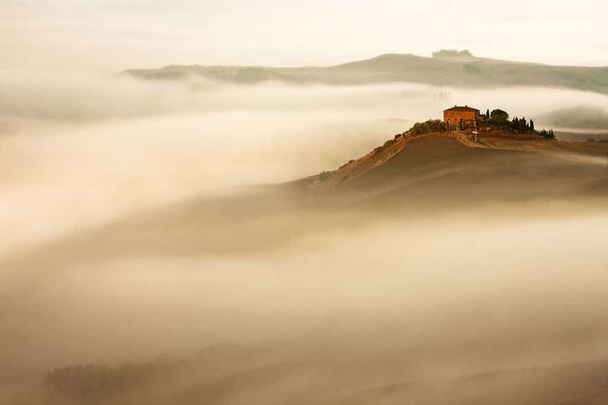 In the mist Tuscany – Italy Misty Villages