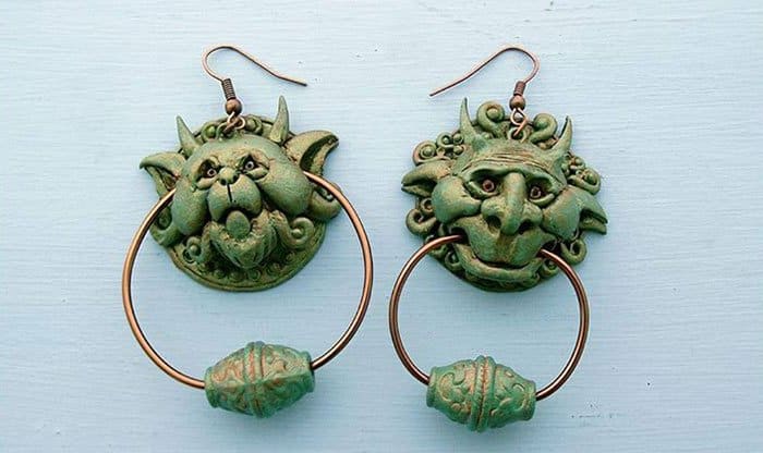 Labyrinth Movie And Book Door Knocker Earings Incredible Jewelries