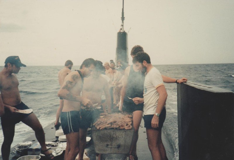 Let’s have a Bar-B-Q on top of a Submarine Great Photos