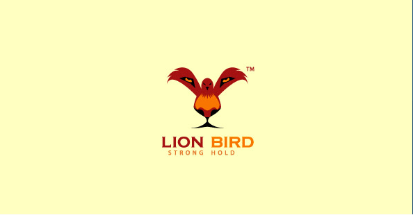 Lion Bird Clever Logos