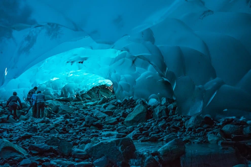 Mendenhall Ice Caves of Juneau in Alaska, United States Unusual Places