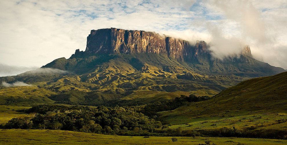 Mount Roraima in Venezuela, Brazil, and Guyana Unusual Places