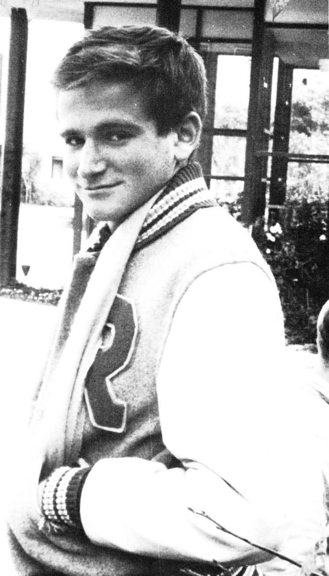 Robin Williams as a senior at Redwood High School. [1969] Young Celebrity