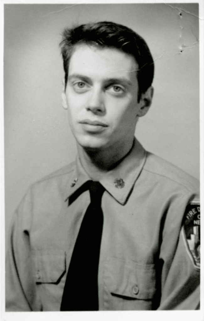 Steve Buscemi during his days as a New York firefighter. [1976] Young Celebrity