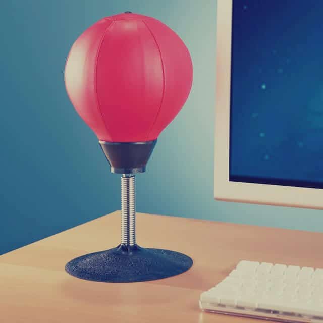 Stress-Busting Desktop Punching Ball Great Packages