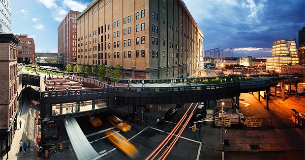 The Highline, NYC Day and Night
