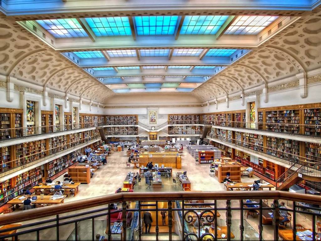 The State Library of New South Wales (also known as the Mitchell Library) in Sydney, Australia House of Books