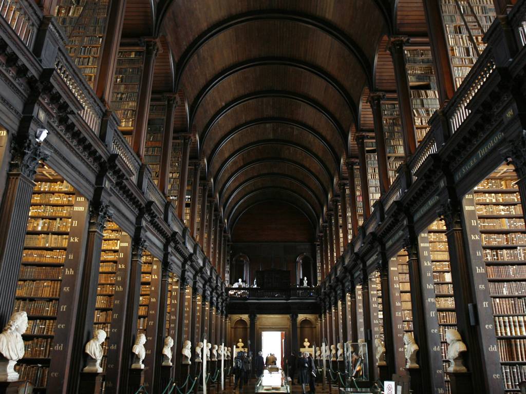 The library of Trinity College, Ireland House of Books