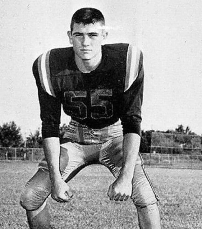 Tommy Lee Jones in his senior year at St. Mark's School of Texas. [1965] Young Celebrity
