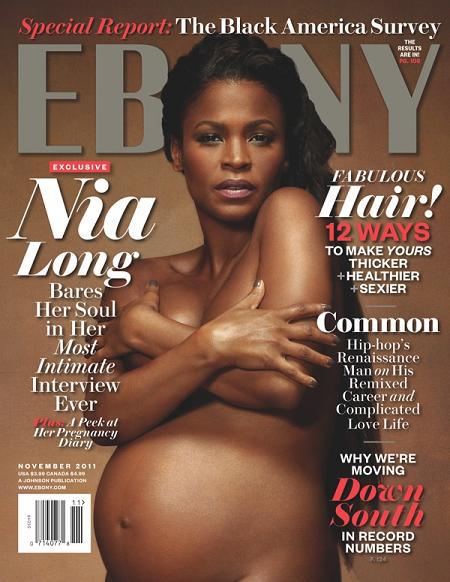 Topless Pregnant Celebrities 8 - Nia Long