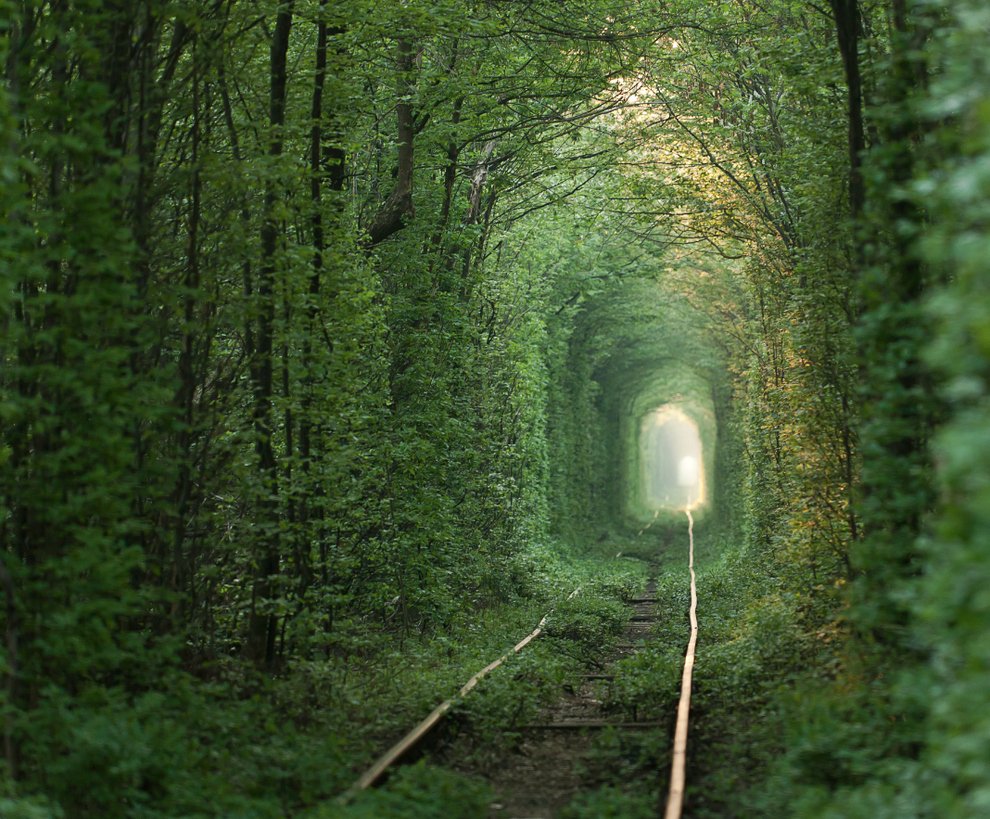 Tunnel of Love in Klevan, Ukraine Unusual Places