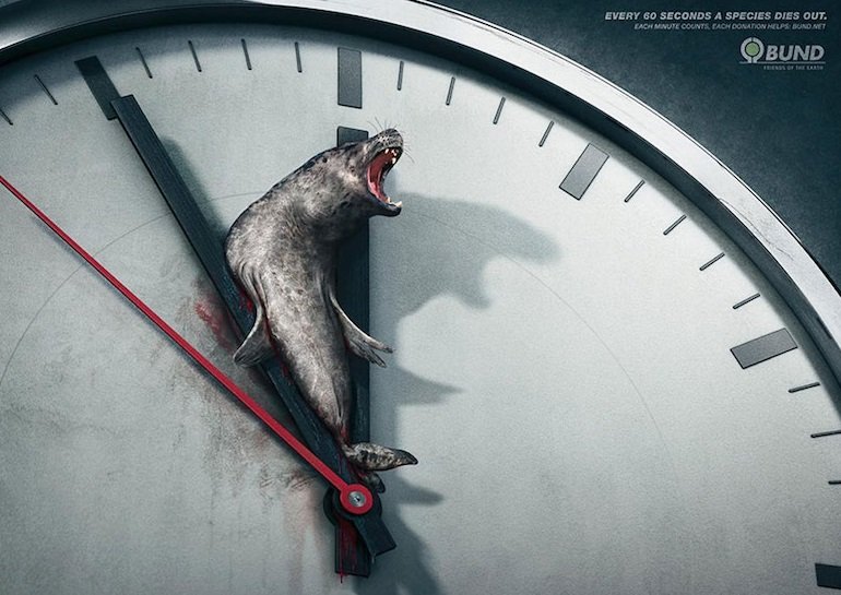 A species dies every 60 seconds Activism Ads