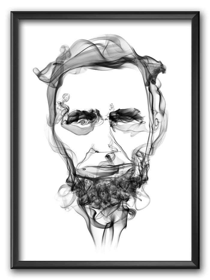 Abraham Lincoln Smoke Posters