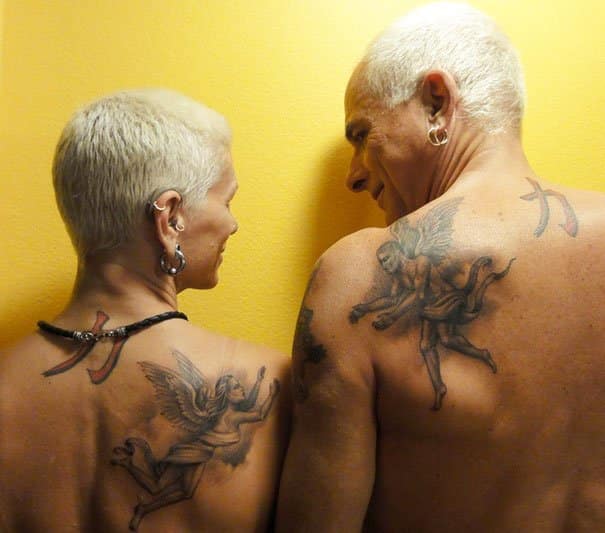 Angels Couple Tattoo