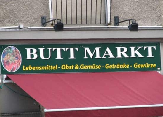 BUTT Market Funny Signs