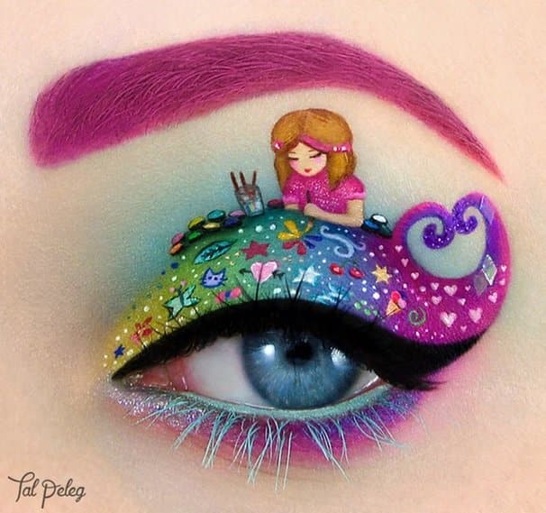 Barbie girl art, exceptional eye Eye Makeup
